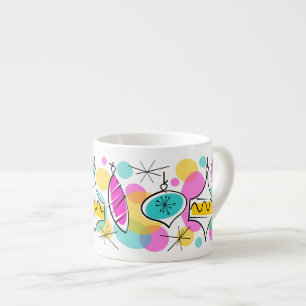 Retro Tree Baubles mug espresso