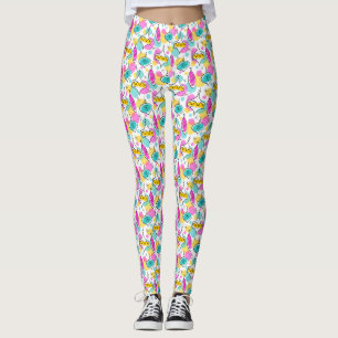 Retro Tree Baubles Multi leggings