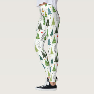 Retro Trees Leggings