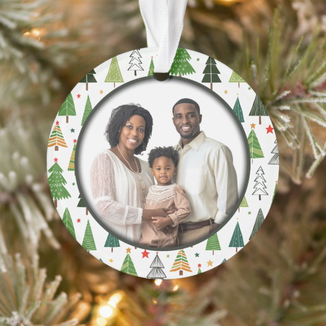 Retro Trees Ornament (Tree)
