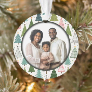 Retro Trees Ornament