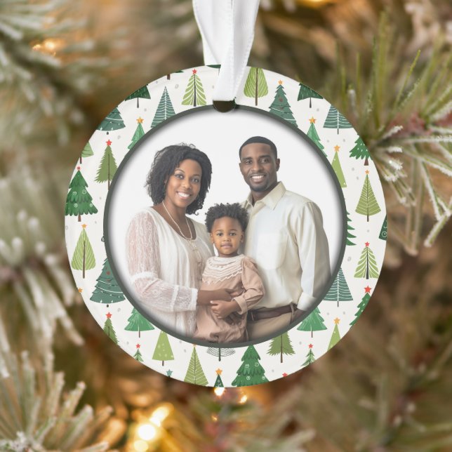 Retro Trees Ornament (Tree)