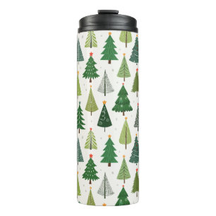Retro Trees Thermal Tumbler