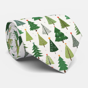 Retro Trees Tie