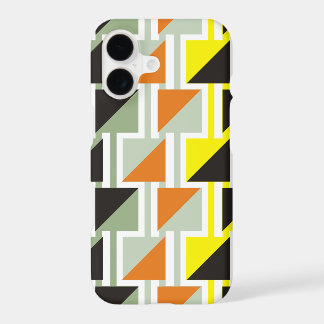 Retro triange pattern and squares