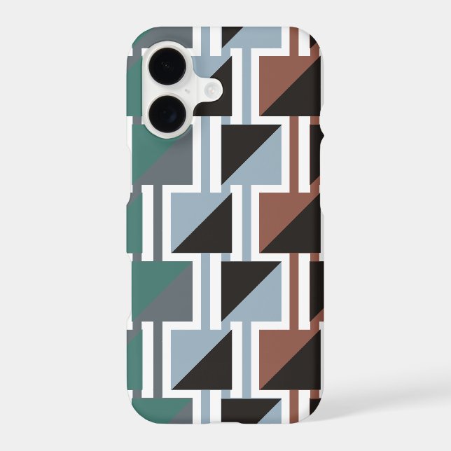 Retro triange pattern and squares geometric (Back)