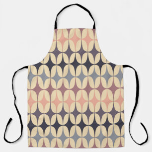Retro Triangles Abstract Geometric Pattern Apron