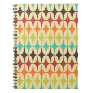 Retro Triangles: Geometric Pattern Throwback Notebook