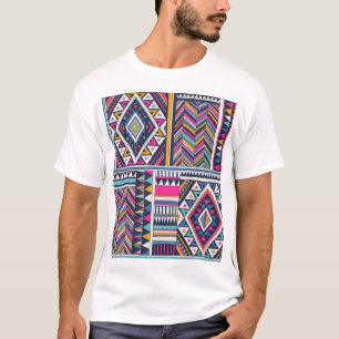 Retro tribal, vintage geometric pattern. T-Shirt