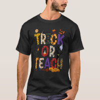 Retro Trick Or Teach Teacher Halloween Costume Men