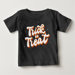 Retro Trick or Treat Baby T-Shirt