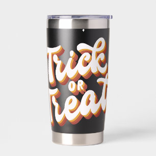 Retro Trick or Treat Insulated Tumbler