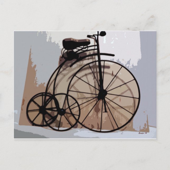 Retro Trike Postcard (Front)