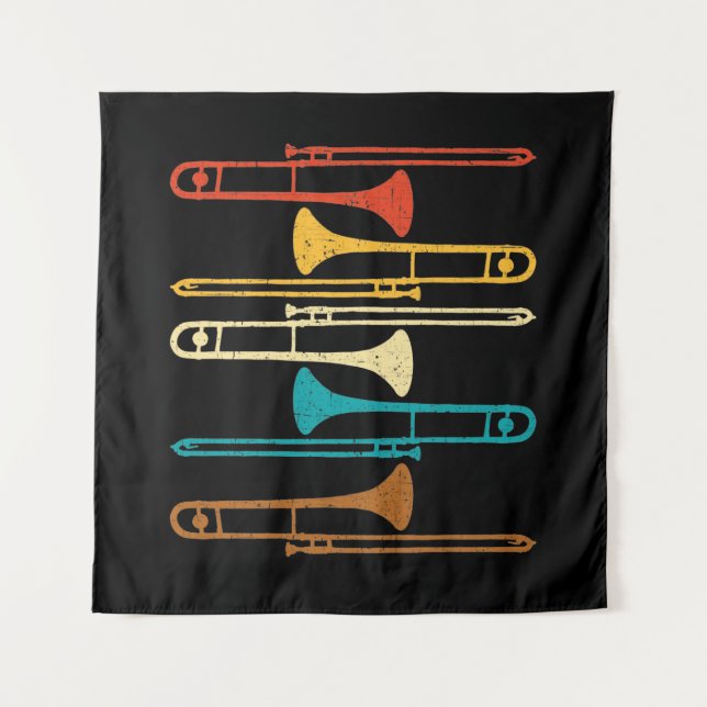 Retro Trombone - Jazz Tapestry (Front)