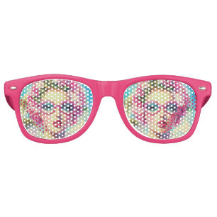 Retro Tropical Beauty  Sunglasses