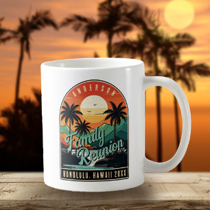 Retro Tropical Family Reunion ID1135 Coffee Mug