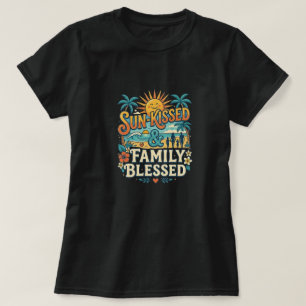 Retro Tropical Family Vacation & Beach Reunion T-Shirt