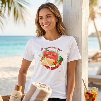 Retro Tropical Fruit T-Shirt Watermelon Pineapple  Tri-Blend Shirt