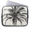 Retro Tropical Island Palm Tree in Black and White