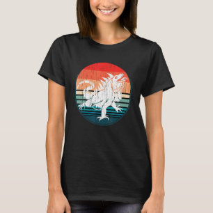 Retro Tropical Wildlife Pet Animal Reptile Lizard T-Shirt