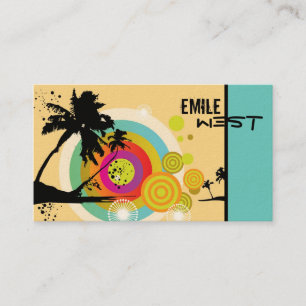 Retro Tropix Business Cards