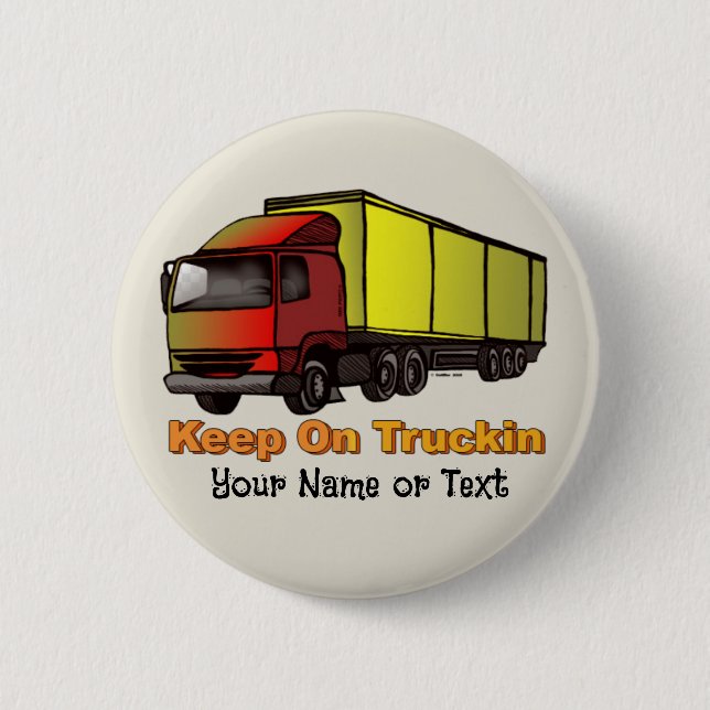 Retro Trucker 2 6 Cm Round Badge (Front)