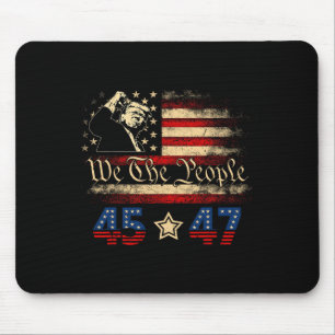 Retro Trump 45 47 Presidential Election Winner Ina Mouse Pad