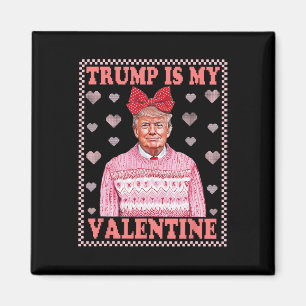 Retro Trump Hunting Deer Camo Funny Buck Around An Magnet