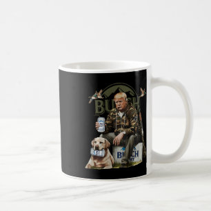 Retro Trump Hunting Deer Funny Drinking Beer Hunti Coffee Mug