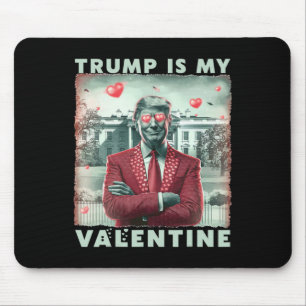 Retro Trump Is My Valentine Trump Valentine Day 2 Mouse Pad