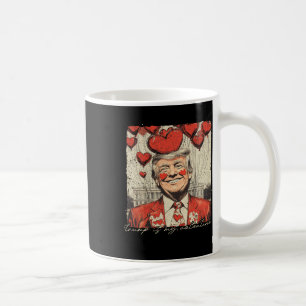 Retro Trump Is My Valentine Trump Valentine's Day Coffee Mug