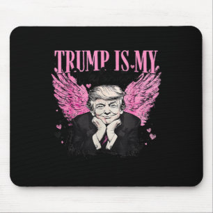 Retro Trump Is My Valentine Trump Valentine's Day  Mouse Pad