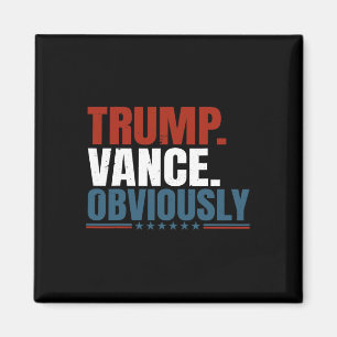 Retro Trump Vance Obviously Donald Trump Election Magnet