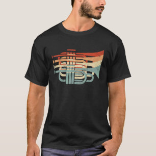 Retro Trumpet Jazz Music Trumpeter, trumpet player T-Shirt