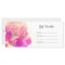 Retro tulips rack card / gift voucher