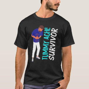 Retro Tummy Ache Survivor Stomachache Ibs T-Shirt