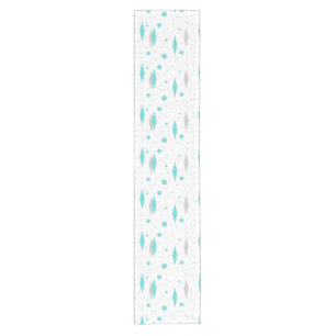 Retro Turquoise Diamond  & Starburst Table Runner