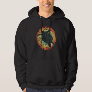 Retro Turtle Diver Shimmer Turtles 1 Hoodie