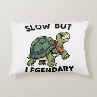 Retro Turtle Slow Legend Rectangular Pillow