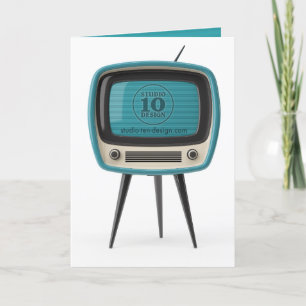 Retro TV Anniversary/Love Card