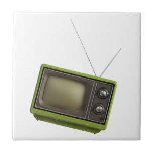 Retro TV Ceramic Tile