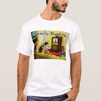 Retro TV Family T-Shirt (Family Bonding)