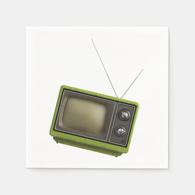 Retro TV Napkin (Front)