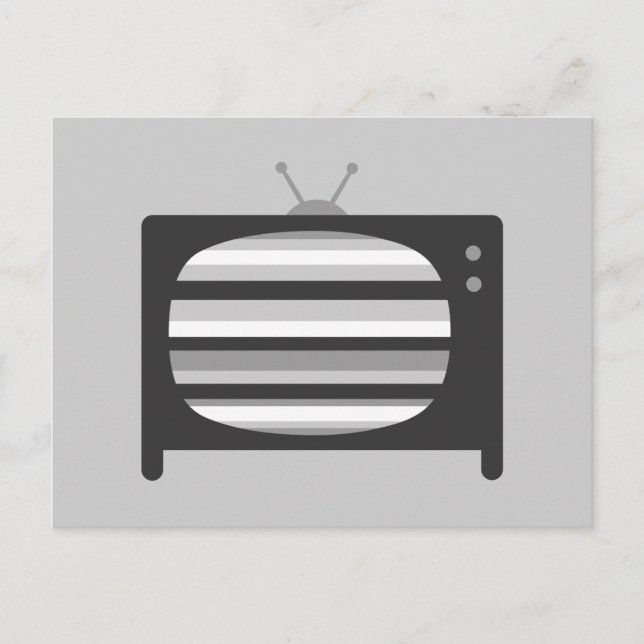 Retro TV Postcard (Front)