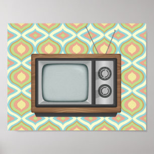 Retro TV Poster