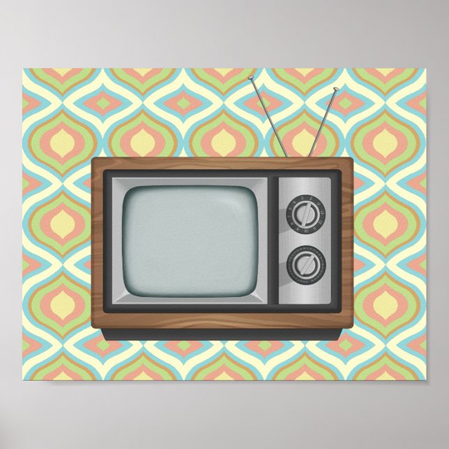 Retro TV Poster (Front)