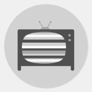 Retro TV Stickers