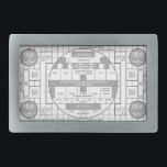 Retro Tv Test Patterns Belt Buckles<br><div class="desc">Retro Tv Test Patterns Belt Buckles</div>
