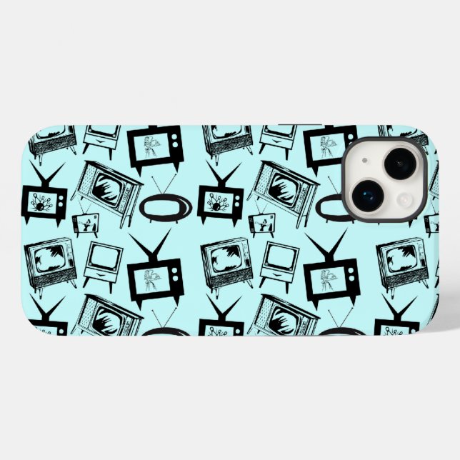 Retro TVs Case-Mate iPhone Case (Back (Horizontal))