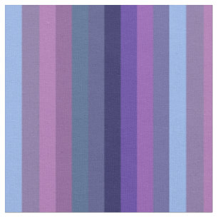 Retro Twilight Moody 70s Horizontal Stripes Fabric